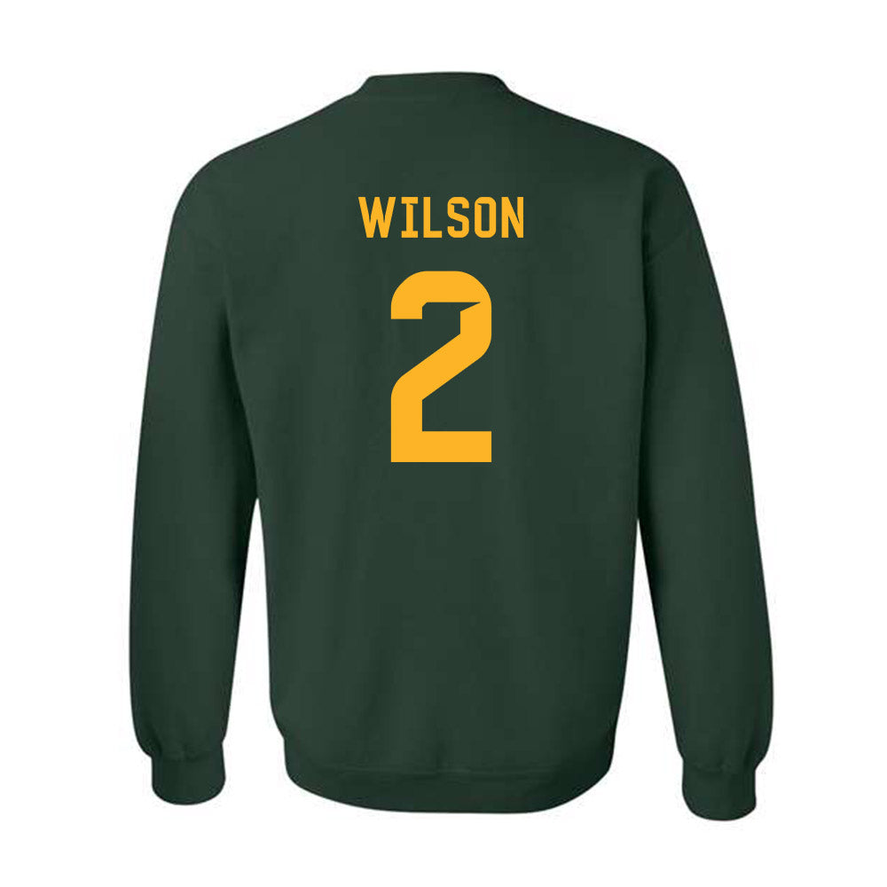 Baylor - NCAA Football : Kole Wilson - Family Weekend Shersey Crewneck Sweatshirt-1