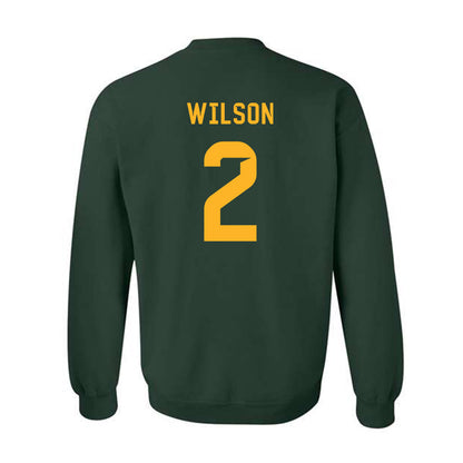 Baylor - NCAA Football : Kole Wilson - Family Weekend Shersey Crewneck Sweatshirt-1