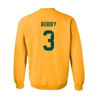 Baylor - NCAA Football : Devyn Bobby - Go Gold Shersey Crewneck Sweatshirt-1