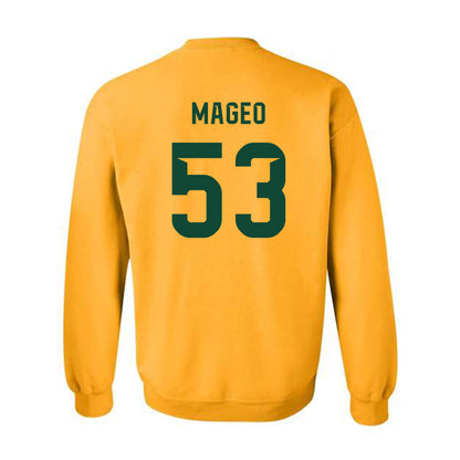 Baylor - NCAA Football : Ronnie Mageo - Go Gold Shersey Crewneck Sweatshirt-1