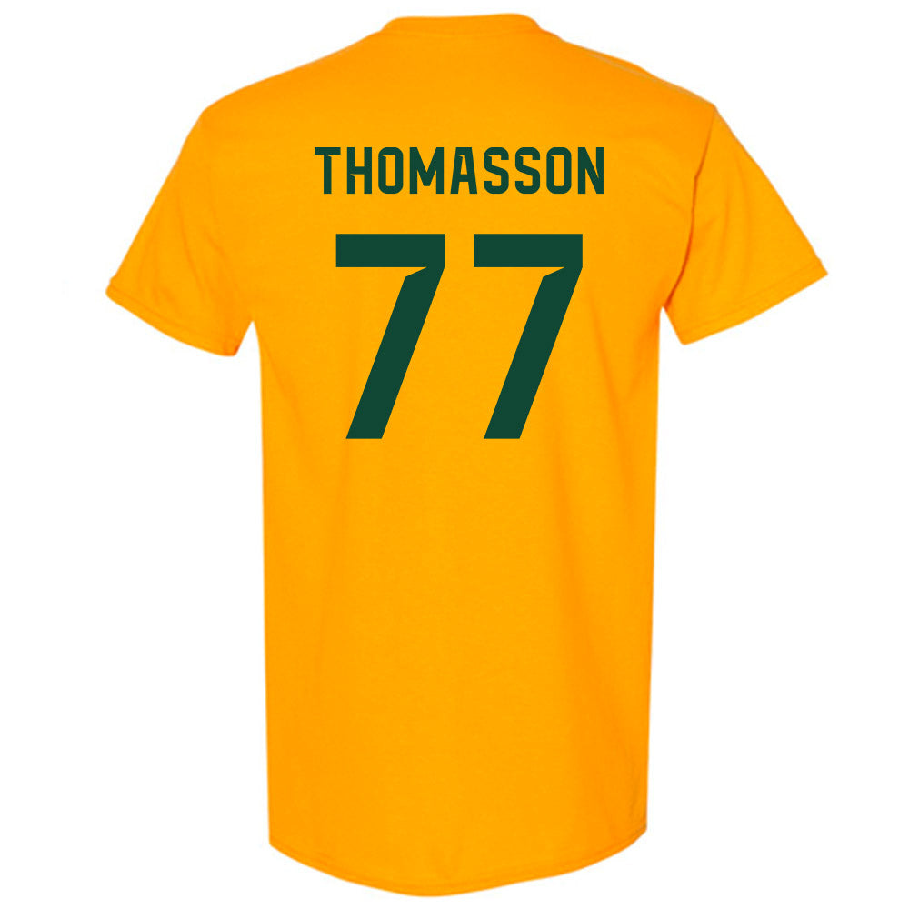 Baylor - NCAA Football : William Thomasson - Go Gold Shersey T-Shirt-1