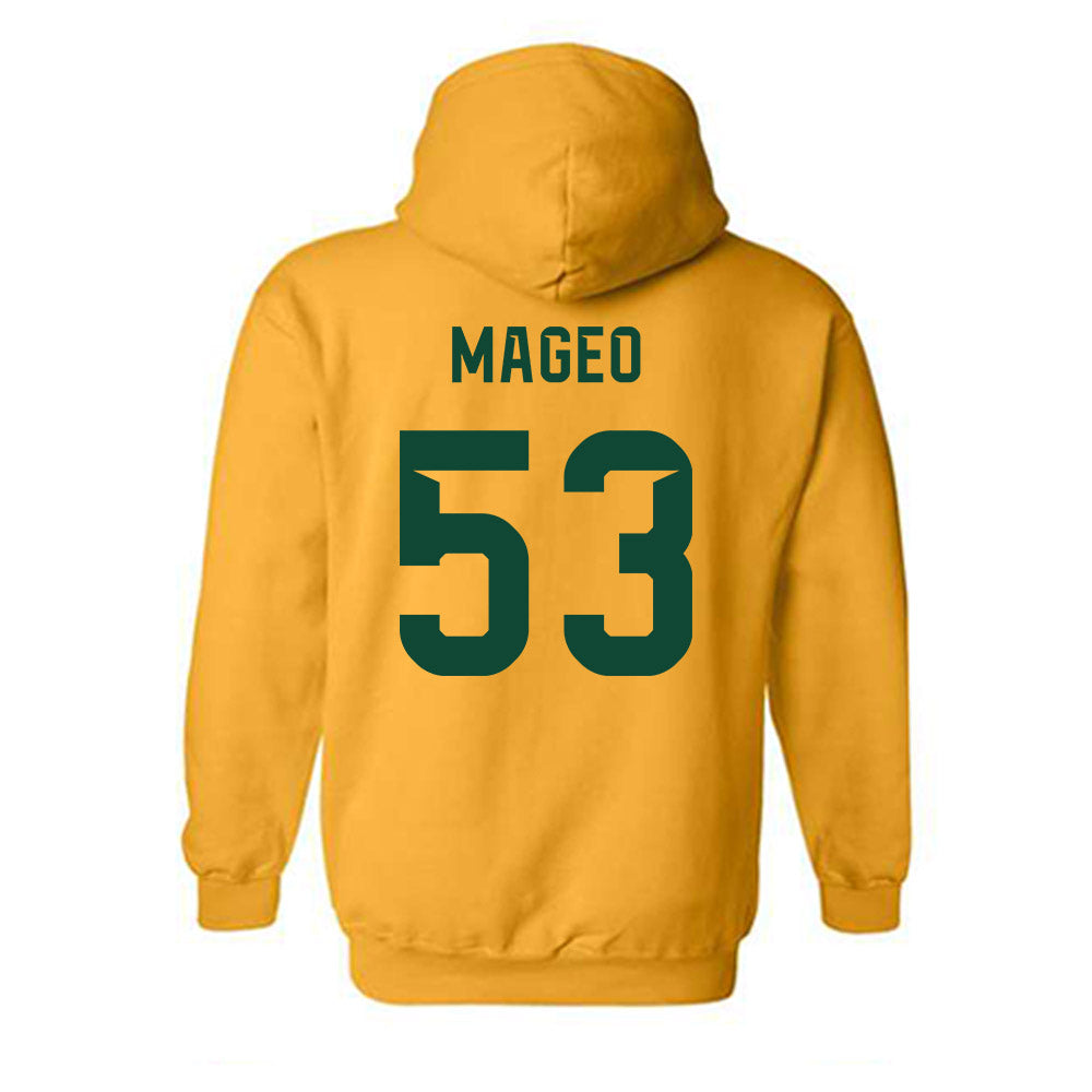 Baylor - NCAA Football : Ronnie Mageo - Go Gold Shersey Hooded Sweatshirt-1