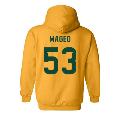 Baylor - NCAA Football : Ronnie Mageo - Go Gold Shersey Hooded Sweatshirt-1