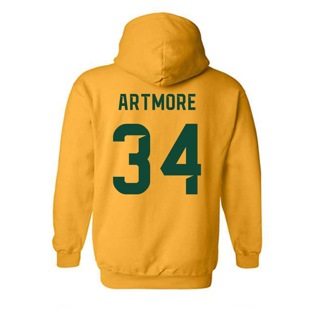 Baylor - NCAA Football : MJ Artmore - Go Gold Shersey Hooded Sweatshirt-1