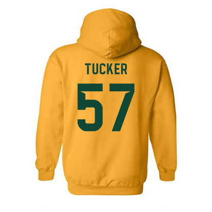 Baylor - NCAA Football : Wes Tucker - Go Gold Shersey Hooded Sweatshirt-1