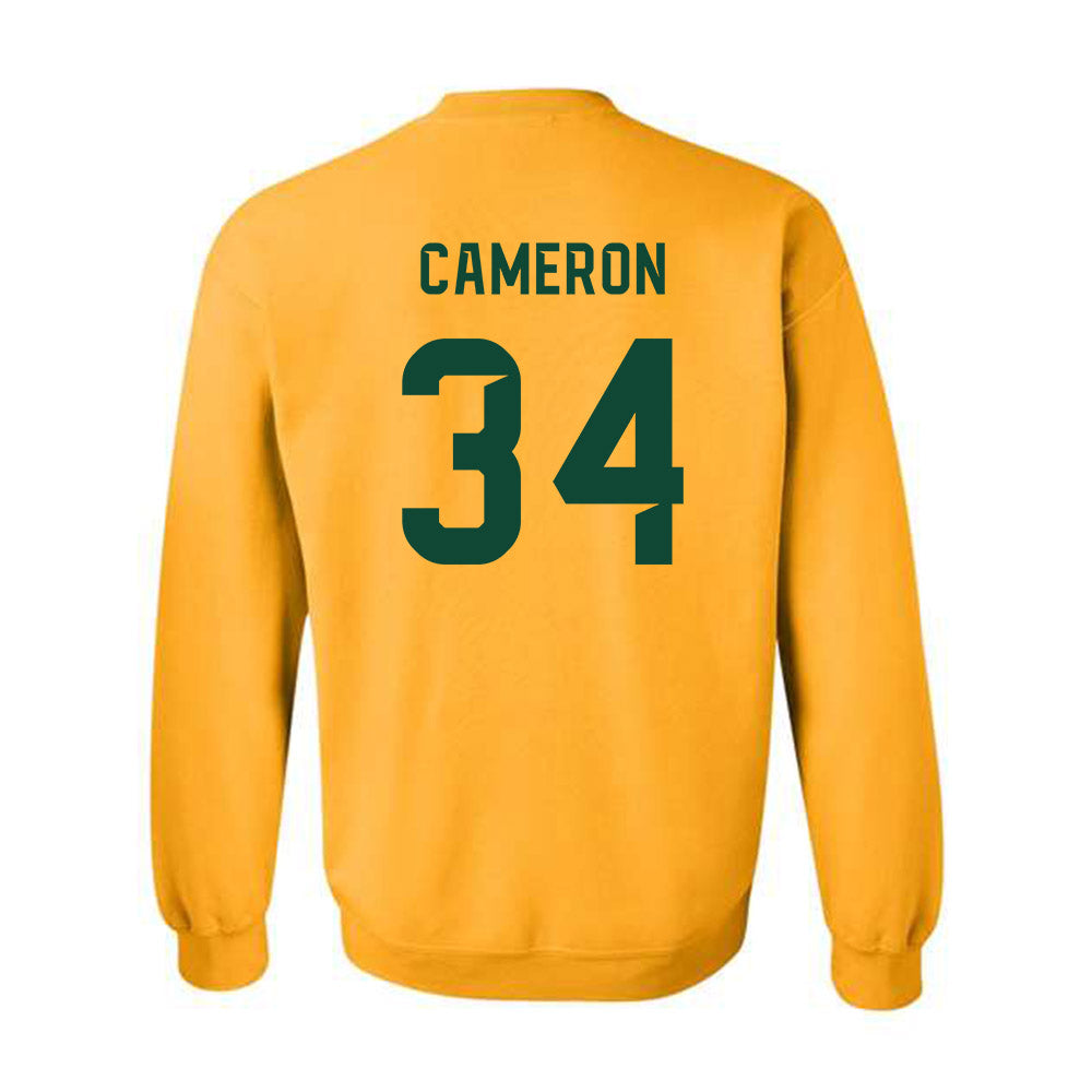 Baylor - NCAA Football : Josh Cameron - Go Gold Shersey Crewneck Sweatshirt-1