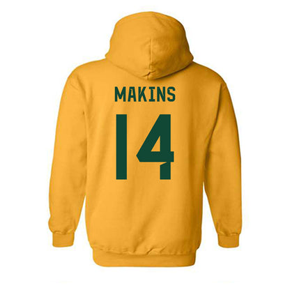 Baylor - NCAA Football : Kj Makins - Go Gold Shersey Hooded Sweatshirt-1