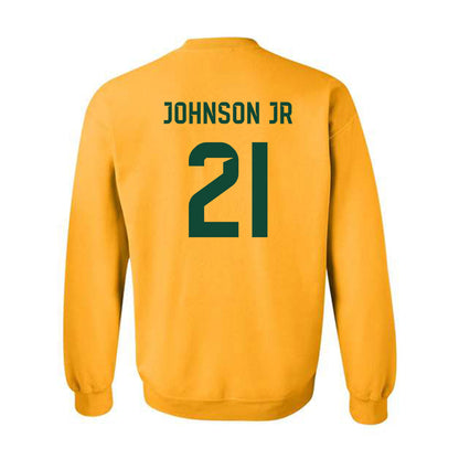 Baylor - NCAA Football : Michael Johnson Jr - Go Gold Shersey Crewneck Sweatshirt-1