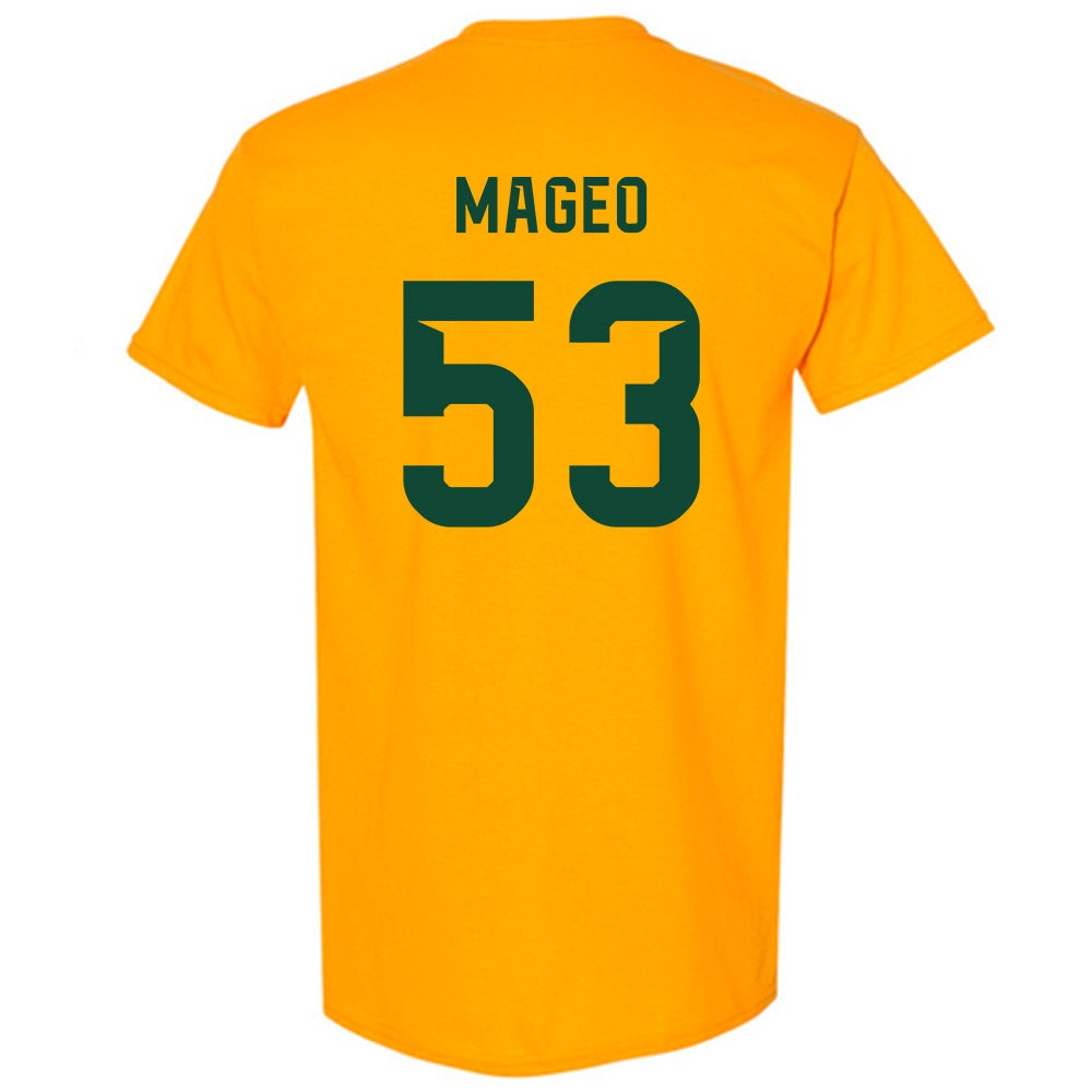Baylor - NCAA Football : Ronnie Mageo - Go Gold Shersey T-Shirt-1