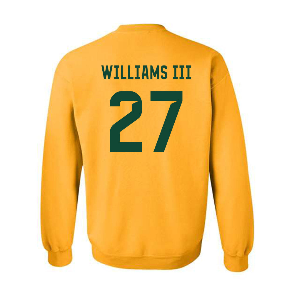Baylor - NCAA Football : Tevin Williams III - Go Gold Shersey Crewneck Sweatshirt-1