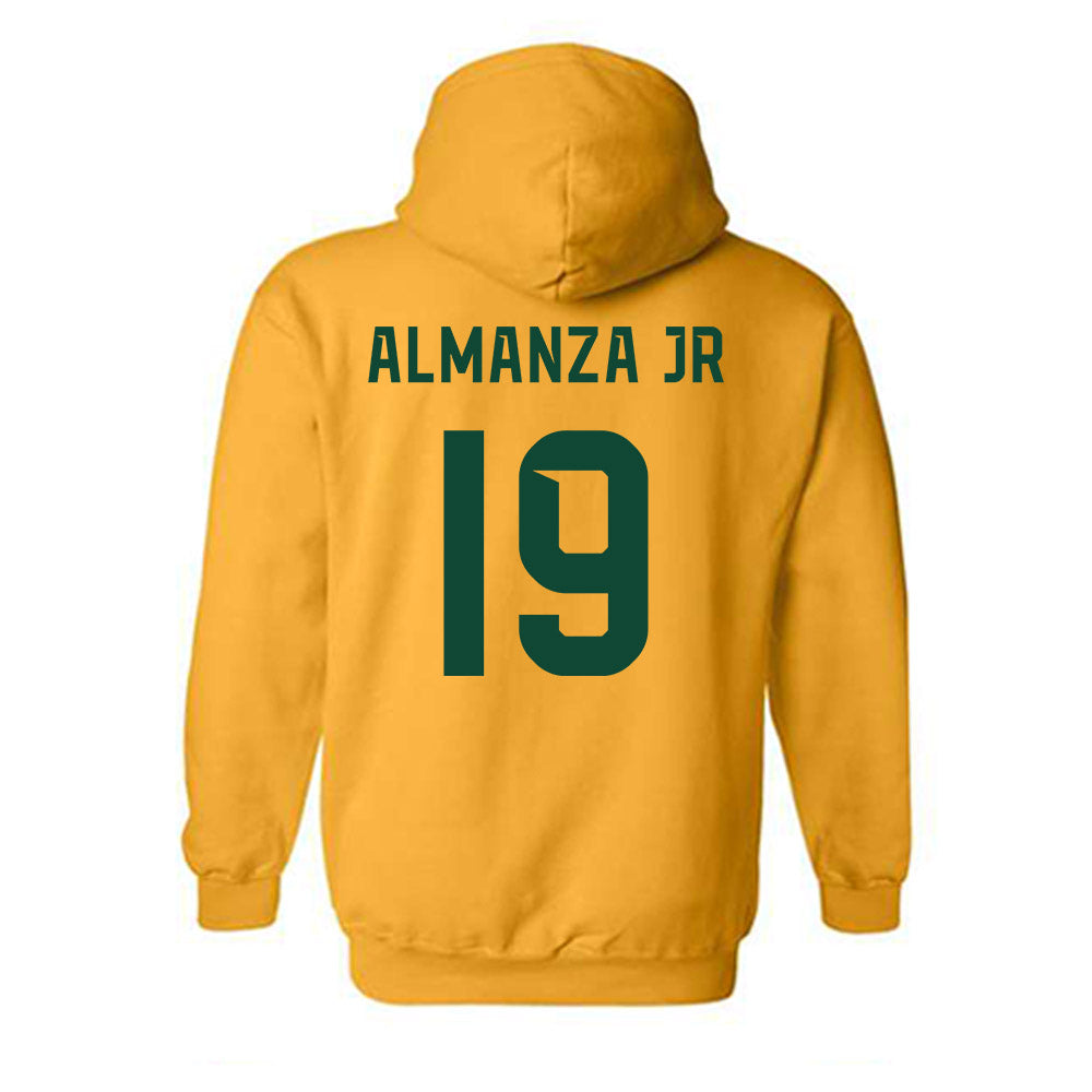 Baylor - NCAA Football : Leo Almanza Jr - Go Gold Shersey Hooded Sweatshirt-1