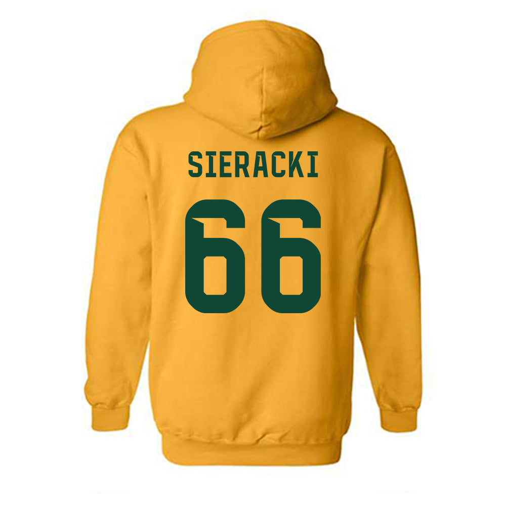 Baylor - NCAA Football : Koltin Sieracki - Go Gold Shersey Hooded Sweatshirt-1