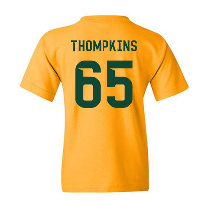Baylor - NCAA Football : Sean Thompkins - Go Gold Shersey Youth T-Shirt-1