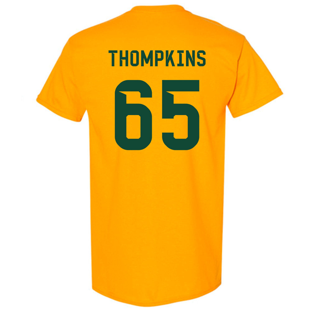 Baylor - NCAA Football : Sean Thompkins - Go Gold Shersey T-Shirt-1