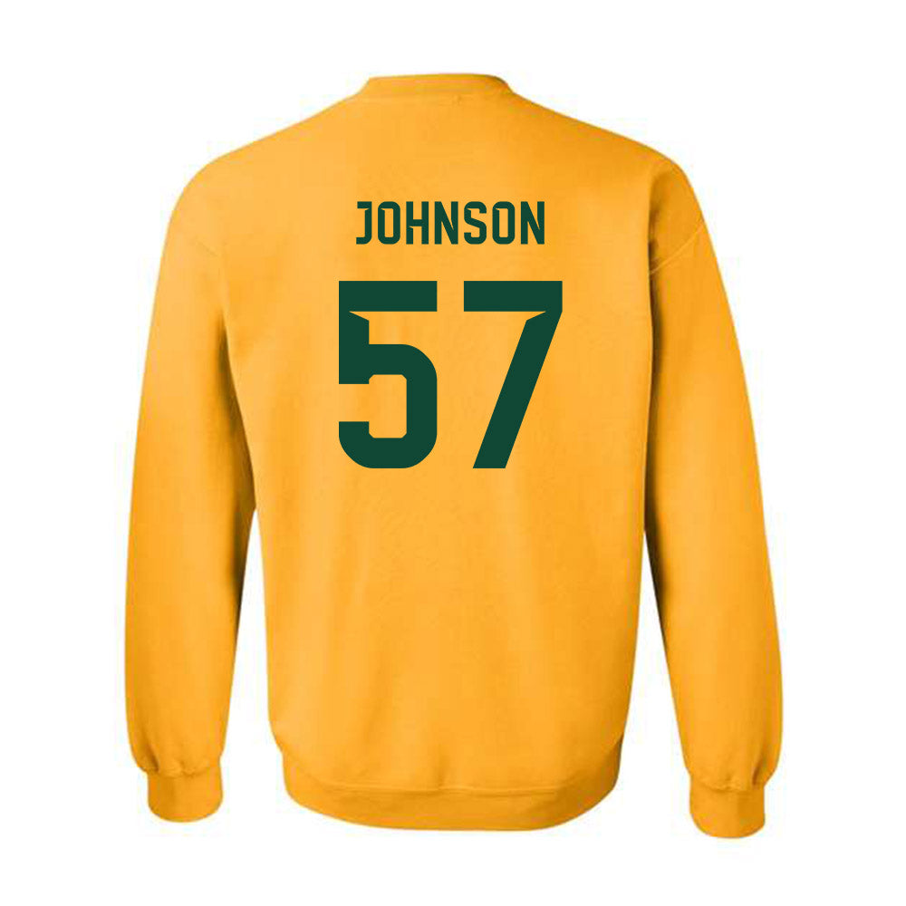 Baylor - NCAA Football : Christopher Johnson - Go Gold Shersey Crewneck Sweatshirt-1
