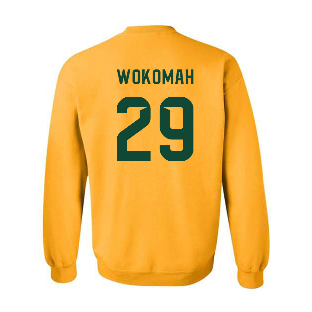 Baylor - NCAA Football : Kris Wokomah - Go Gold Shersey Crewneck Sweatshirt-1