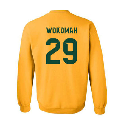Baylor - NCAA Football : Kris Wokomah - Go Gold Shersey Crewneck Sweatshirt-1