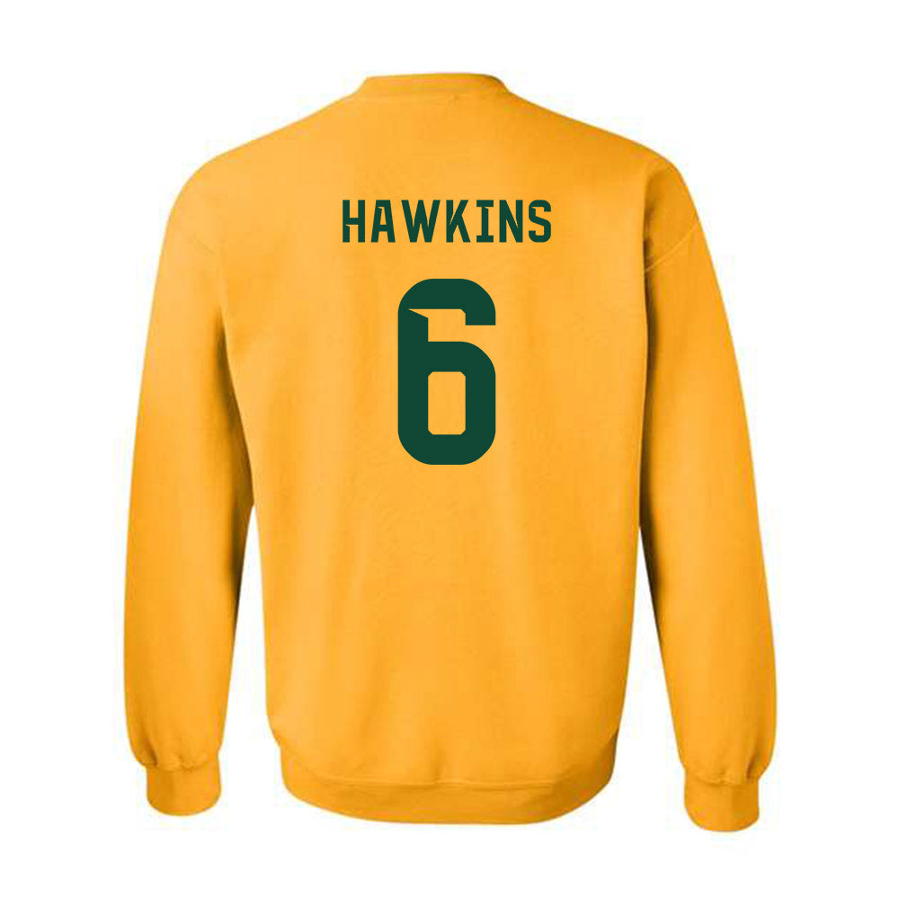 Baylor - NCAA Football : Ashtyn Hawkins - Go Gold Shersey Crewneck Sweatshirt-1