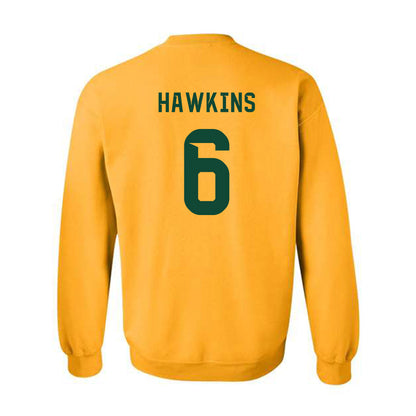 Baylor - NCAA Football : Ashtyn Hawkins - Go Gold Shersey Crewneck Sweatshirt-1