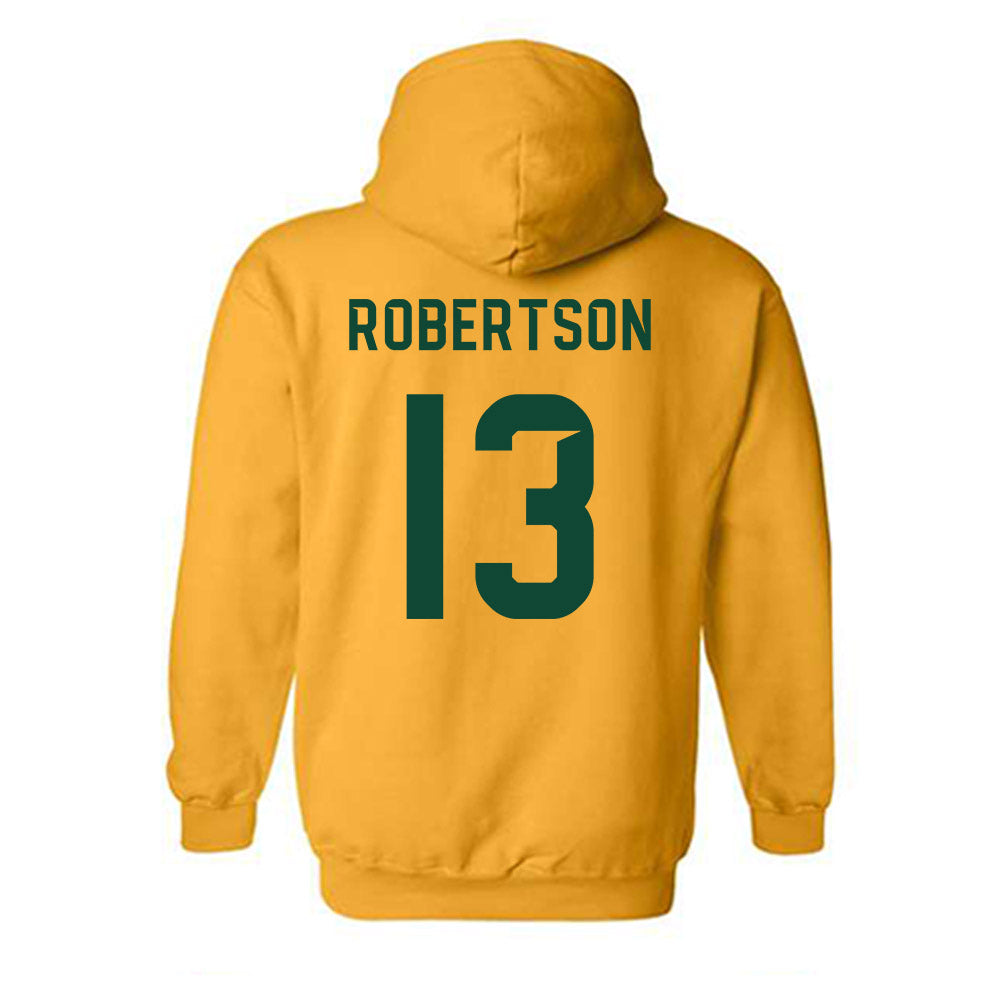 Baylor - NCAA Football : Sawyer Robertson - Go Gold Shersey Hooded Sweatshirt-1