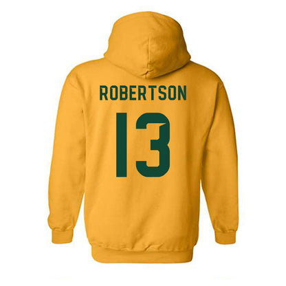 Baylor - NCAA Football : Sawyer Robertson - Go Gold Shersey Hooded Sweatshirt-1