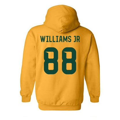 Baylor - NCAA Football : Taz Williams Jr - Go Gold Shersey Hooded Sweatshirt-1