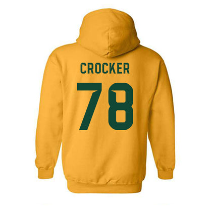 Baylor - NCAA Football : Joseph Crocker - Go Gold Shersey Hooded Sweatshirt-1