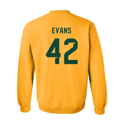 Baylor - NCAA Football : Jeremy Evans - Go Gold Shersey Crewneck Sweatshirt-1