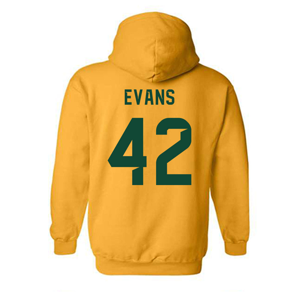 Baylor - NCAA Football : Jeremy Evans - Go Gold Shersey Hooded Sweatshirt-1