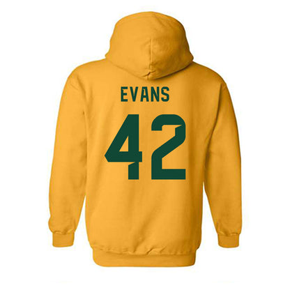 Baylor - NCAA Football : Jeremy Evans - Go Gold Shersey Hooded Sweatshirt-1