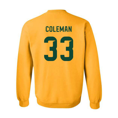 Baylor - NCAA Football : DJ COLEMAN - Go Gold Shersey Crewneck Sweatshirt-1