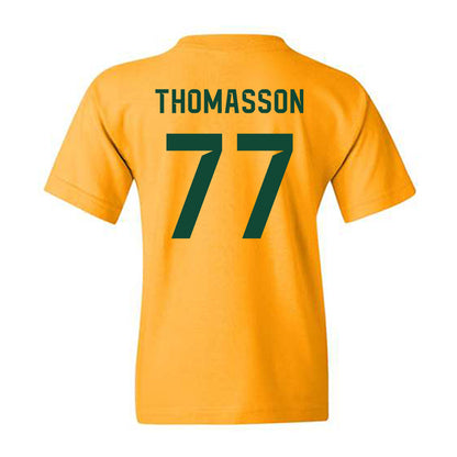 Baylor - NCAA Football : Colton Thomasson - Go Gold Shersey Youth T-Shirt-1