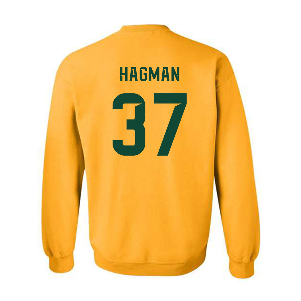 Baylor - NCAA Football : Joseph Hagman - Go Gold Shersey Crewneck Sweatshirt-1