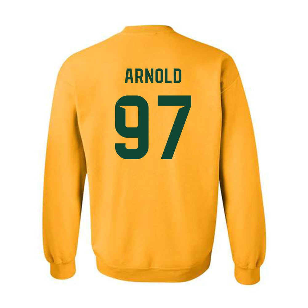 Baylor - NCAA Football : Hayden Arnold - Go Gold Shersey Crewneck Sweatshirt-1
