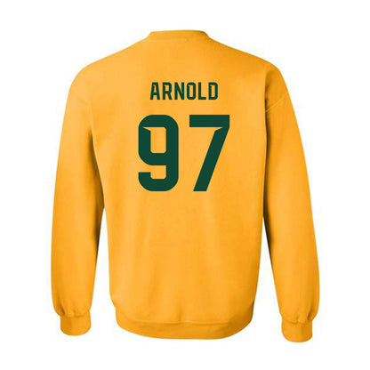 Baylor - NCAA Football : Hayden Arnold - Go Gold Shersey Crewneck Sweatshirt-1