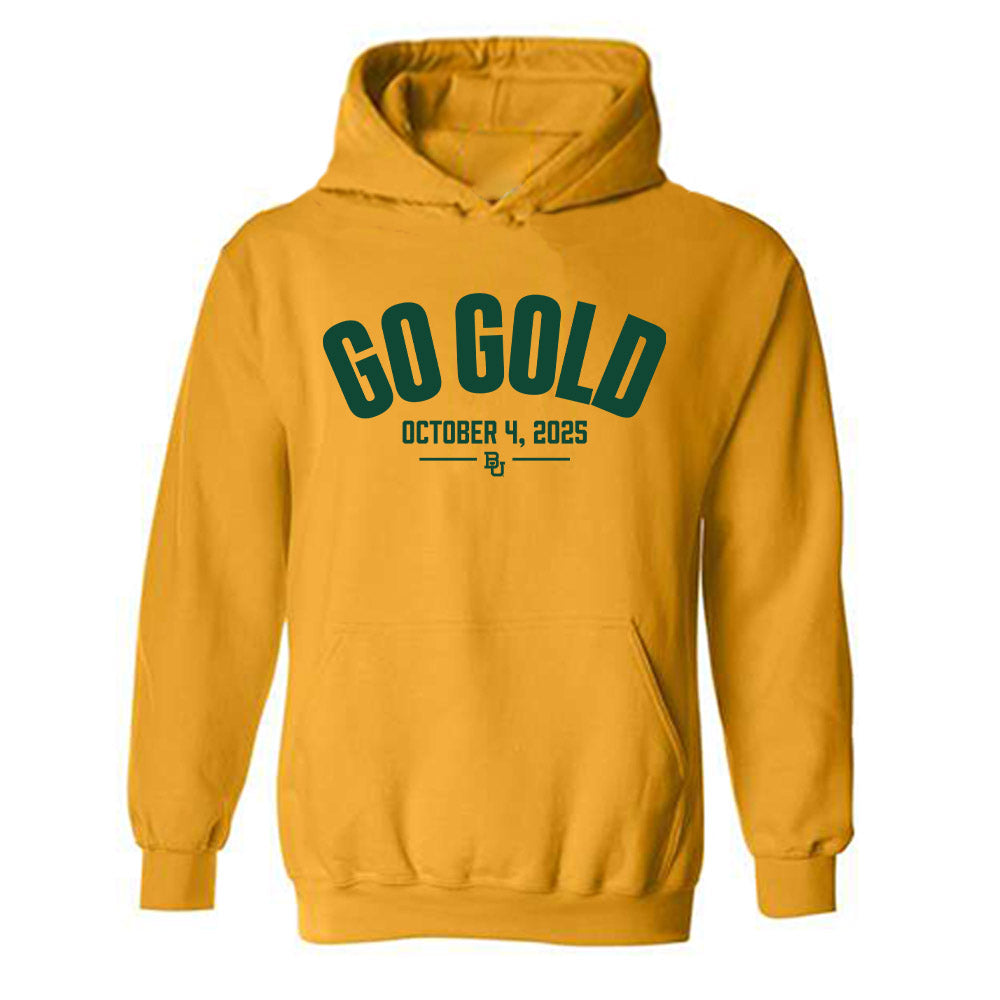 Baylor - NCAA Football : Ashtyn Hawkins - Go Gold Shersey Hooded Sweatshirt-0