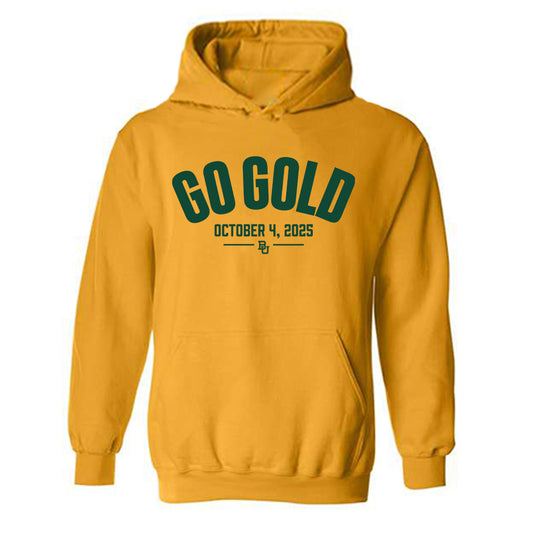 Baylor - NCAA Football : David Marshall Jr - Go Gold Shersey Hooded Sweatshirt-0