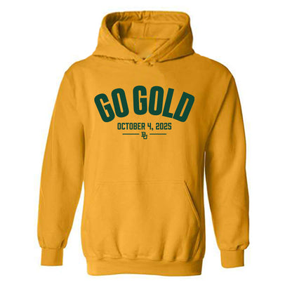 Baylor - NCAA Football : Wes Tucker - Go Gold Shersey Hooded Sweatshirt-0