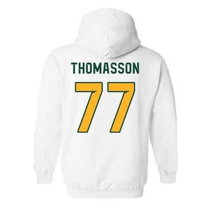 Baylor - NCAA Football : William Thomasson - Homecoming Shersey Hooded Sweatshirt-1