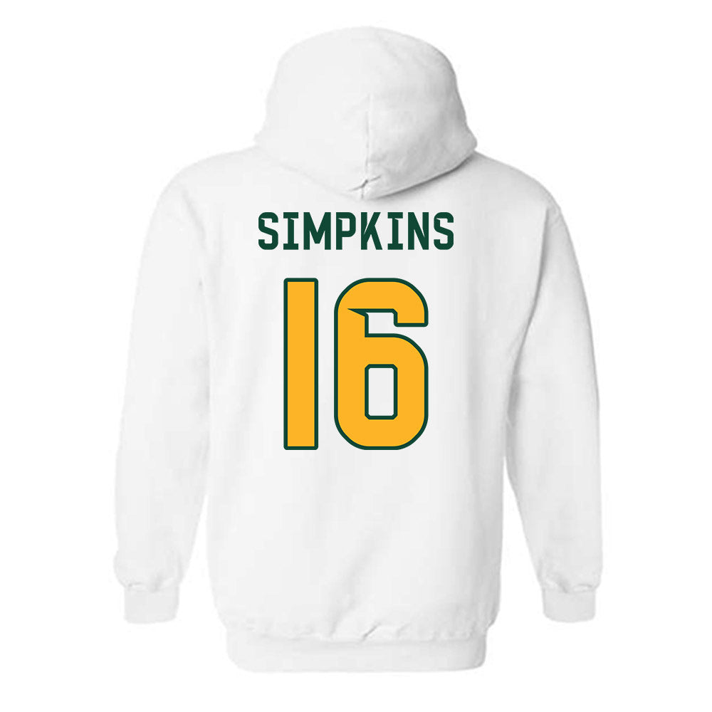 Baylor - NCAA Football : Kendrick Simpkins - Homecoming Shersey Hooded Sweatshirt-1