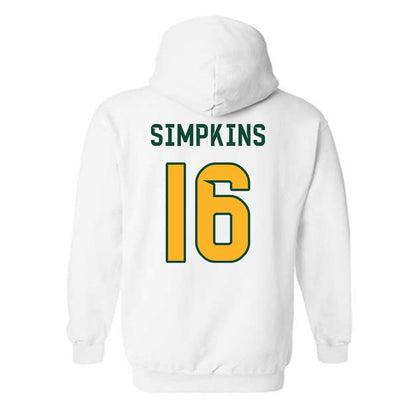 Baylor - NCAA Football : Kendrick Simpkins - Homecoming Shersey Hooded Sweatshirt-1