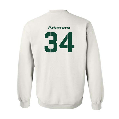 Baylor - NCAA Football : MJ Artmore - Salute to Service Shersey Crewneck Sweatshirt-1