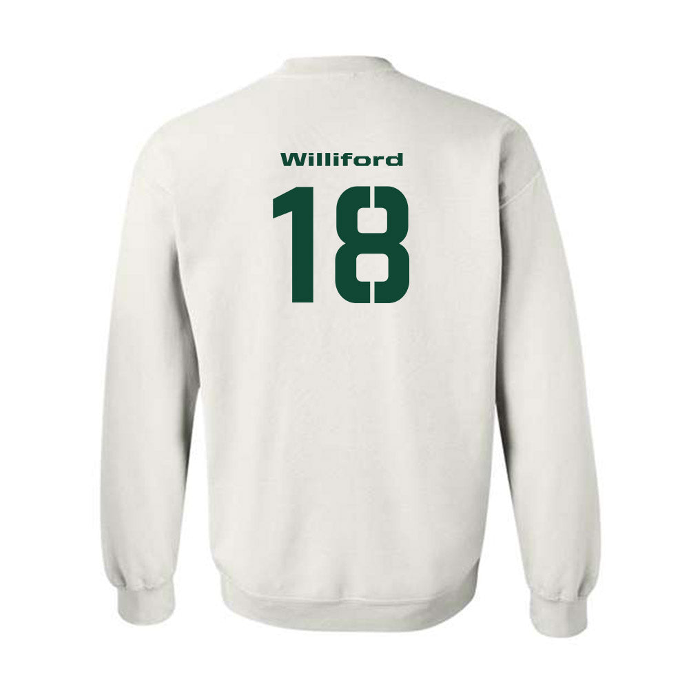 Baylor - NCAA Football : Caldra Williford - Salute to Service Shersey Crewneck Sweatshirt-1