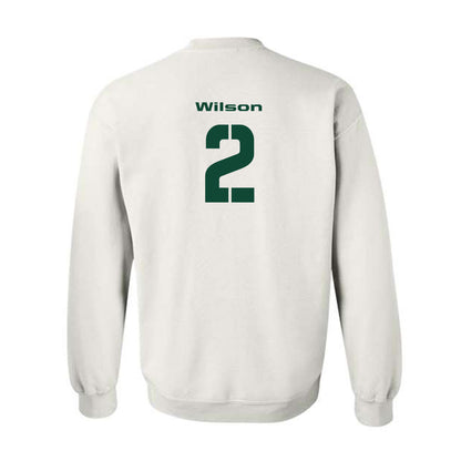 Baylor - NCAA Football : Kole Wilson - Salute to Service Shersey Crewneck Sweatshirt-1
