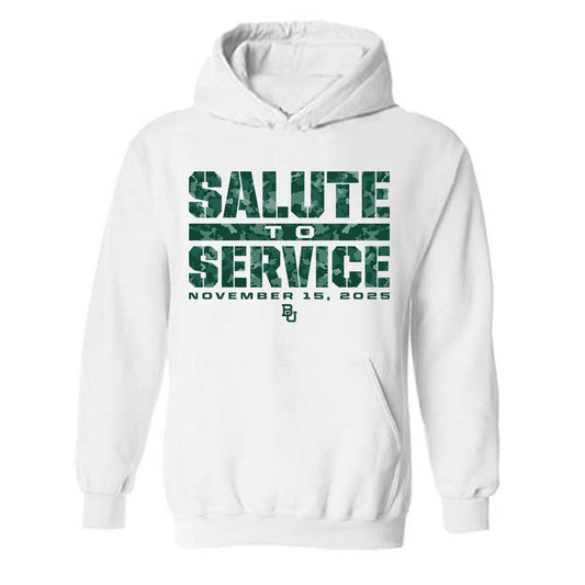 Baylor - NCAA Football : Adonis Friloux - Salute to Service Shersey Hooded Sweatshirt-0