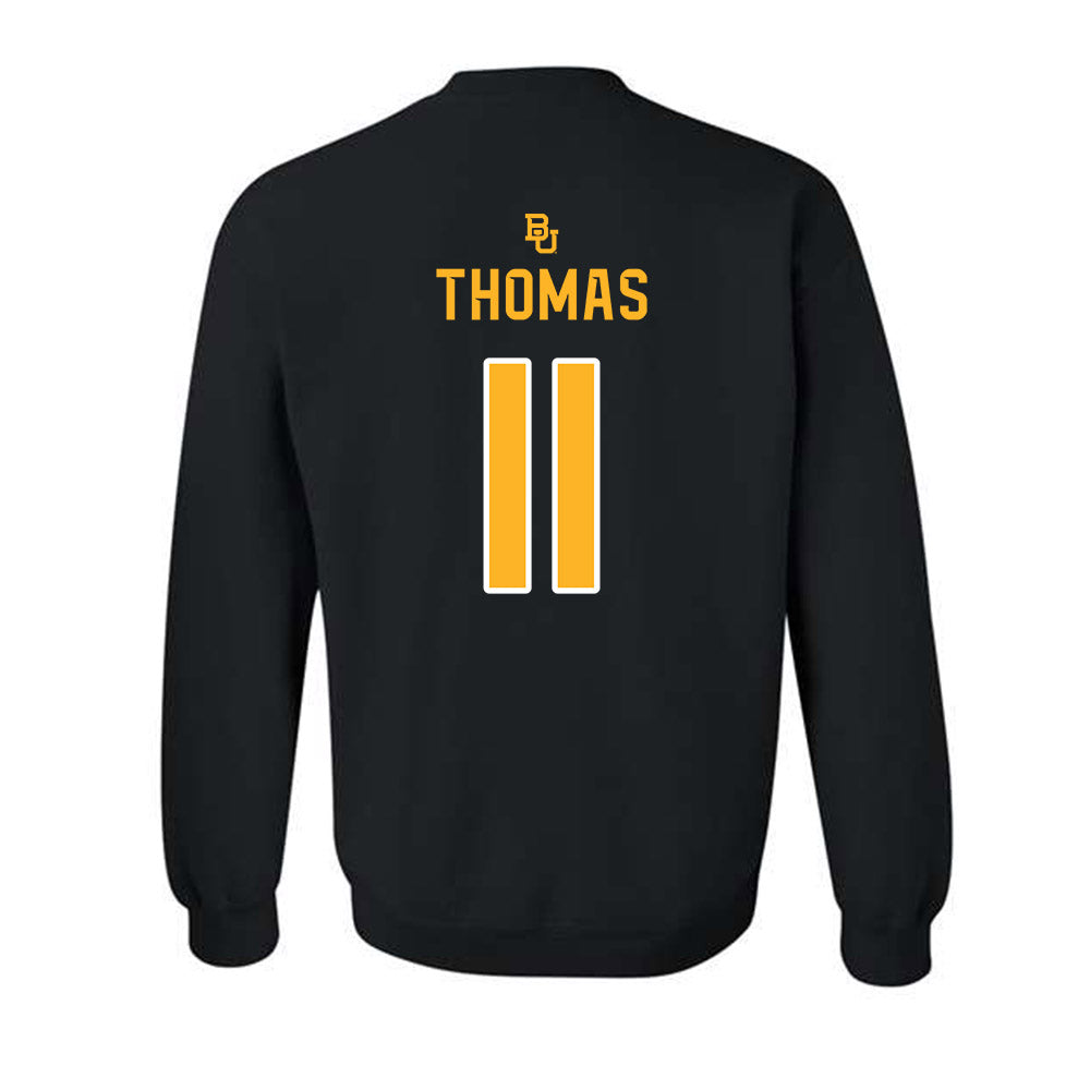Baylor - NCAA Football : Keaton Thomas - 254 Day Shersey Crewneck Sweatshirt-1