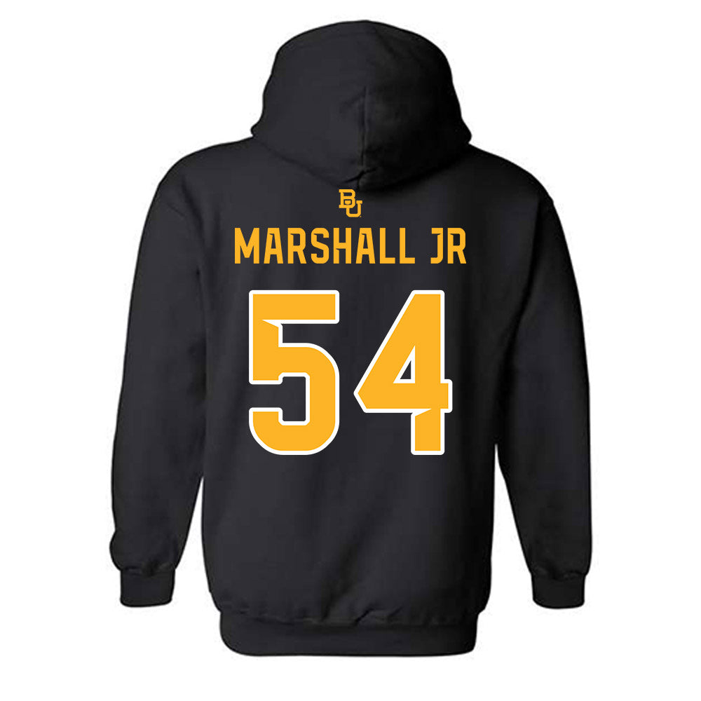 Baylor - NCAA Football : David Marshall Jr - 254 Day Shersey Hooded Sweatshirt-1
