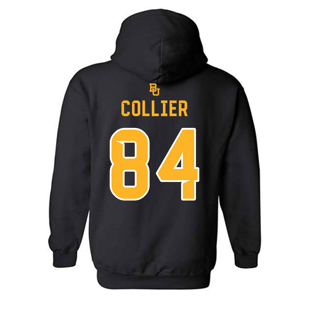 Baylor - NCAA Football : Chase Collier - 254 Day Shersey Hooded Sweatshirt-1