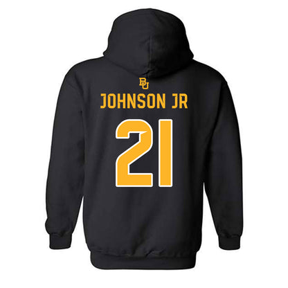 Baylor - NCAA Football : Michael Johnson Jr - 254 Day Shersey Hooded Sweatshirt-1