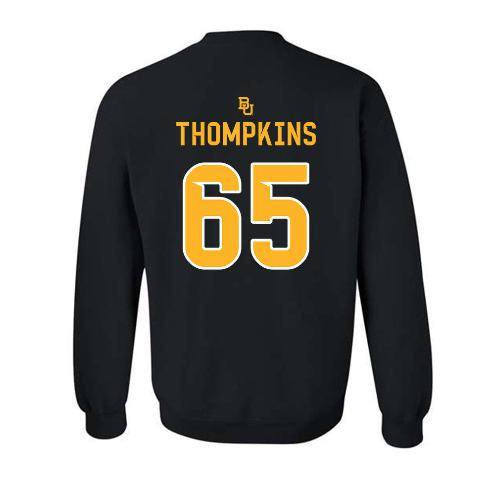 Baylor - NCAA Football : Sean Thompkins - 254 Day Shersey Crewneck Sweatshirt-1